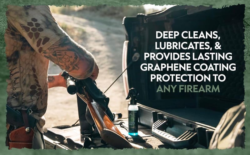 Riptide Armory Advanced Gun Cleaner & CLP+ Graphene 2 Step Kit - Clean, Lube, Protect Long-Lasting Formula - Nano Coat Technology - Veteran Founded & Formulated by Former US Navy Seal - Image 2